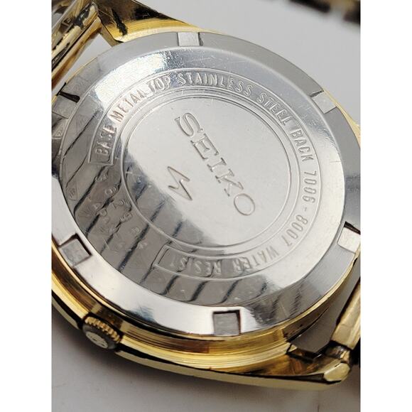 SEIKO Watch 7006-8007 Automatic Day Date Men's 1/40 10KT RGP Discontinued JAPAN - Picture 13 of 16